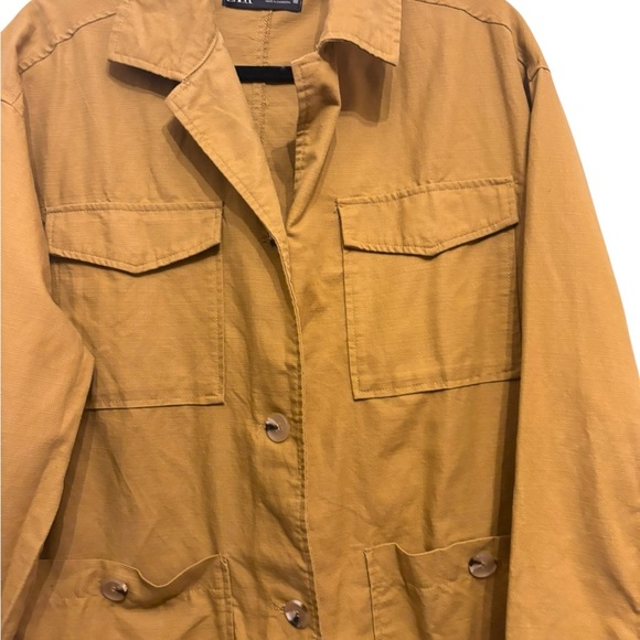 Zara Women's Yellow Utility Jacket - Picture 2 of 4